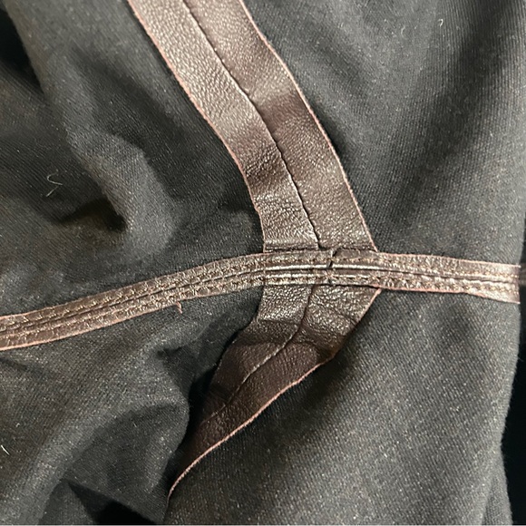 Reiss Lambskin Leggings - Picture 9 of 16